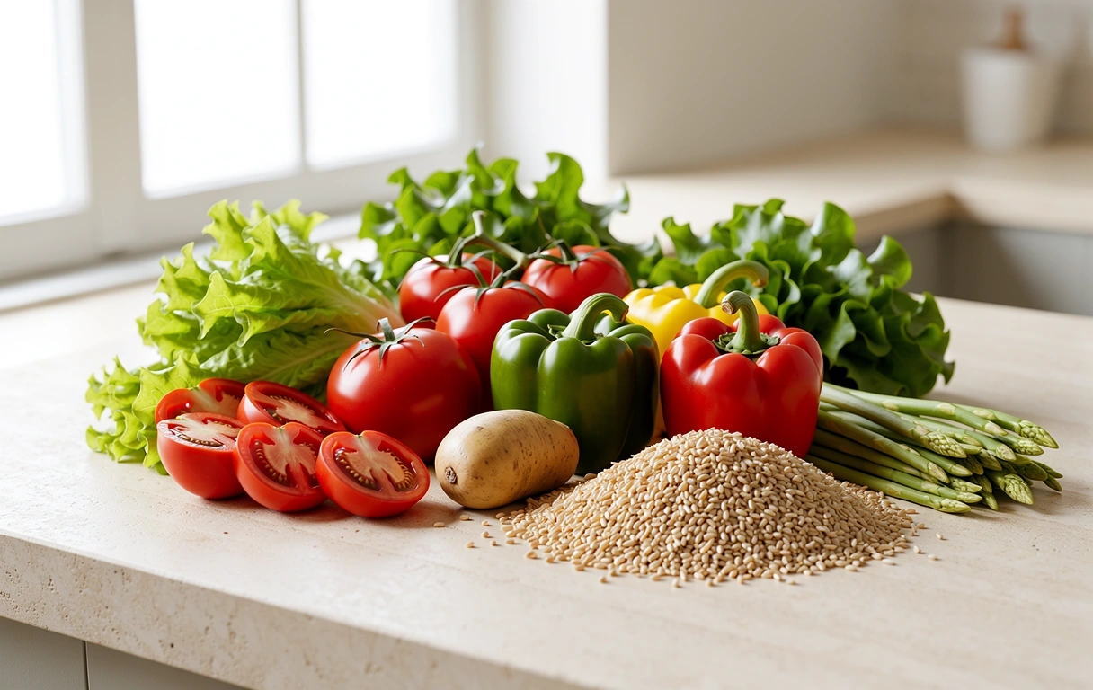Ingrediente proaspete pentru echilibru nutrițional